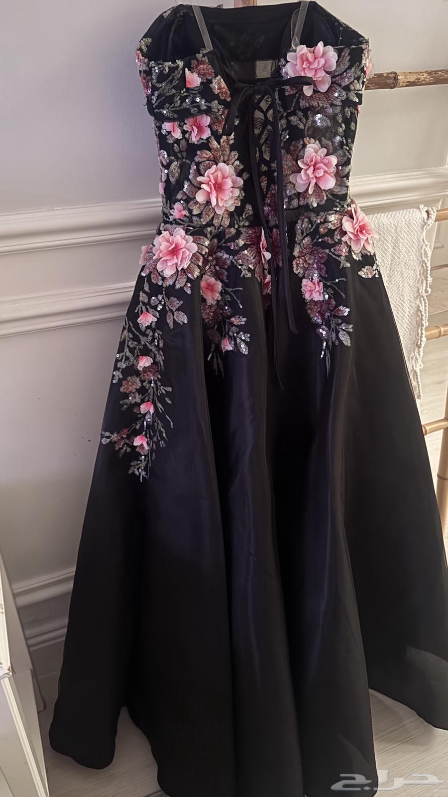 فستان سهرة اسود للبيع63668613615874113