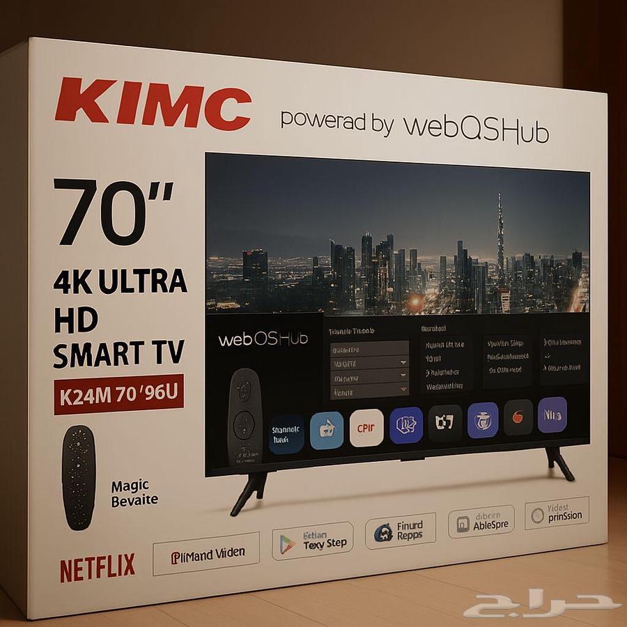 شاشات تلفزيون سمارت 4k مع ضمان سنتين وتوصيل وتركيب علينا63673653602433110
