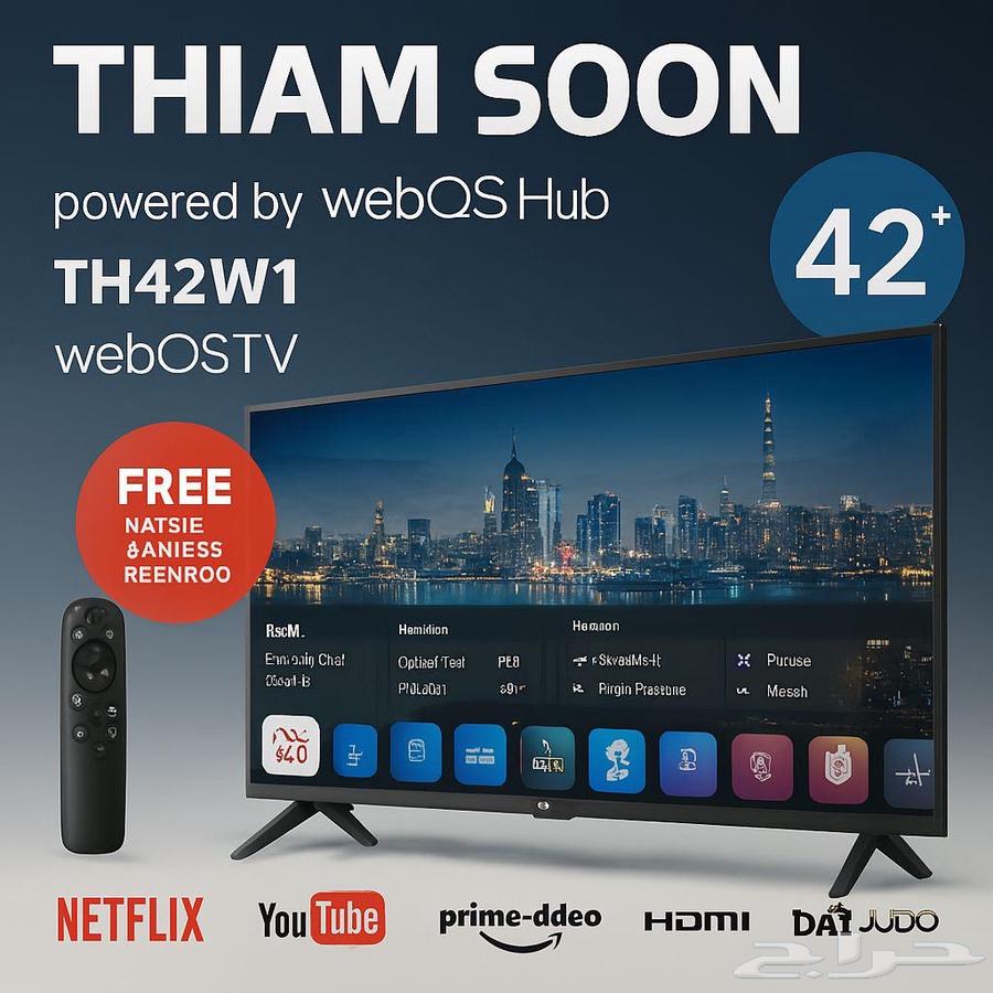 شاشات تلفزيون سمارت 4k مع ضمان سنتين وتوصيل وتركيب علينا63673653602433114