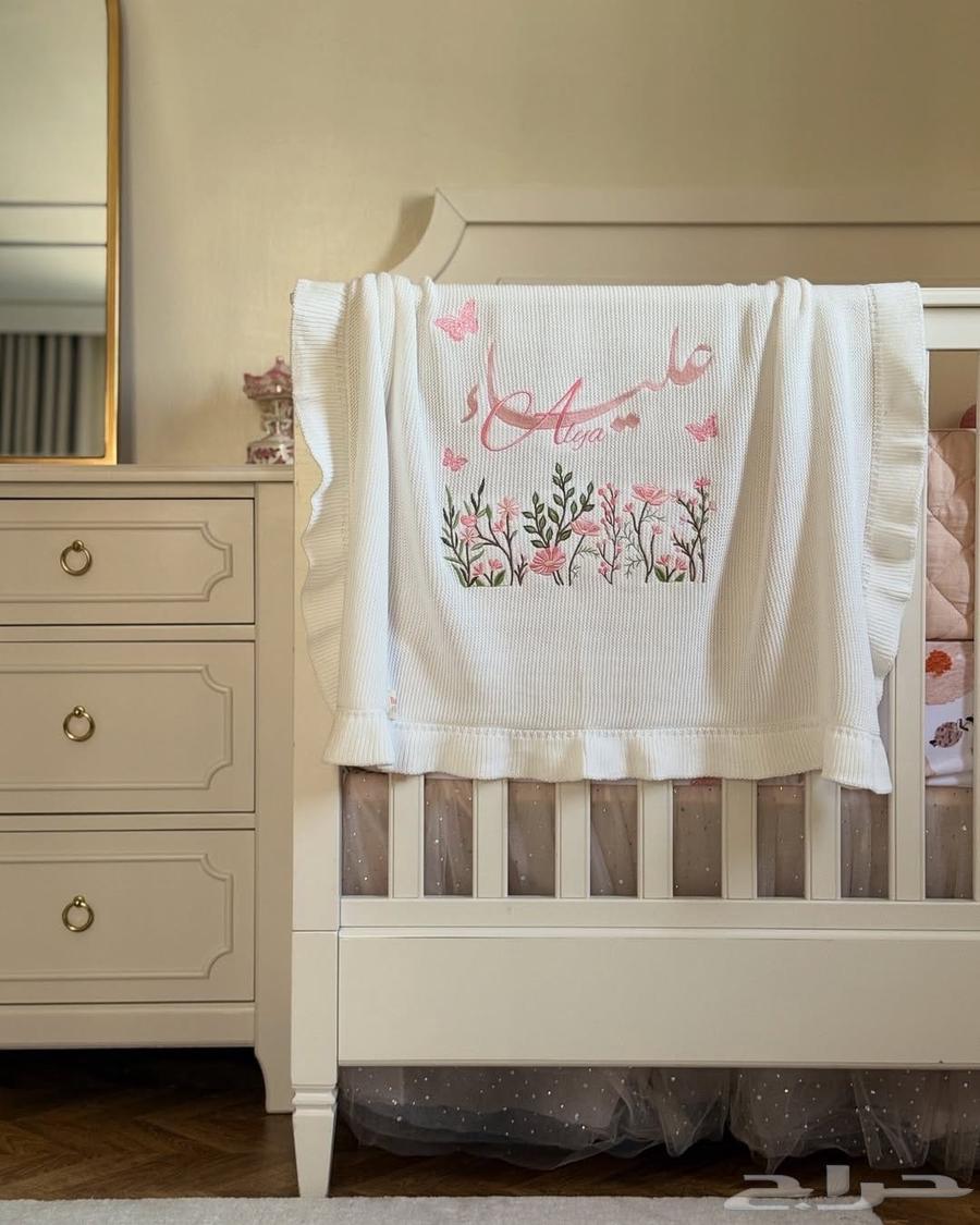 Turkish-made baby quilt with name embroidery63675513053059110