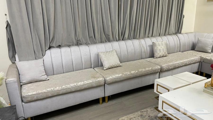 Sofa with white tables63671493831427113