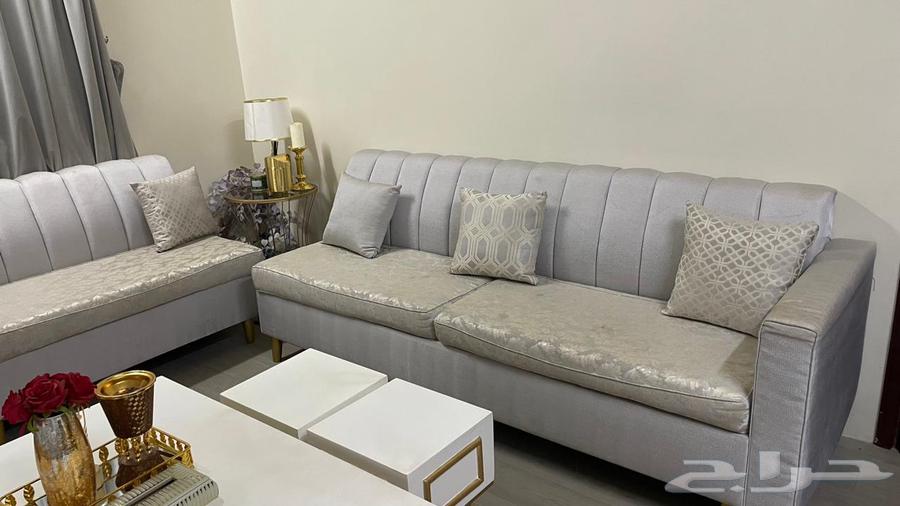 Sofa with white tables63671493831427112