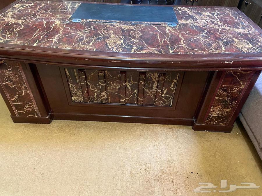 Luxurious office desk with elegant marble design for sale63673992613762110