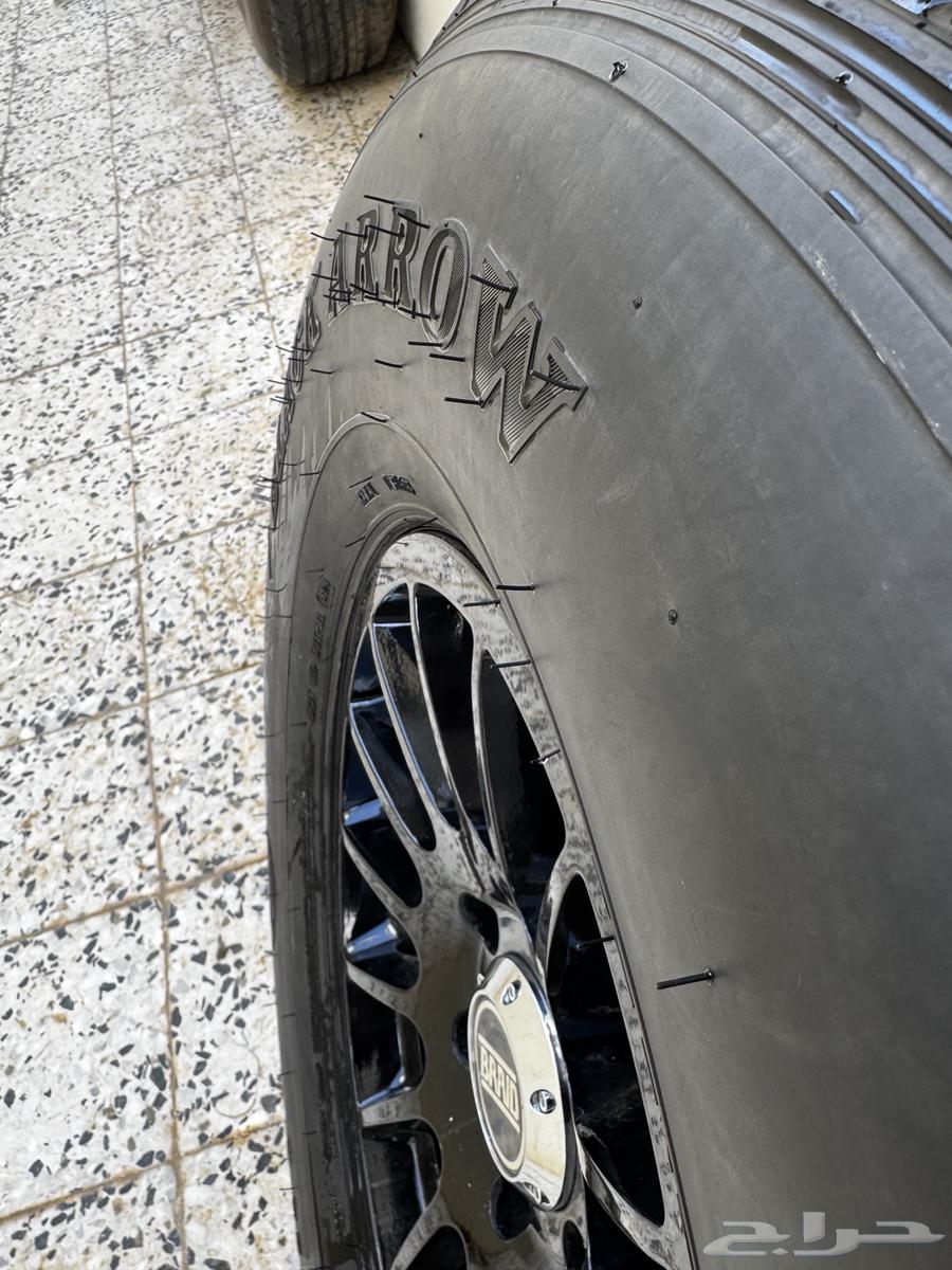جنوط برايد مقاس 17 مع اربع كفرات شاهين63719000289026113