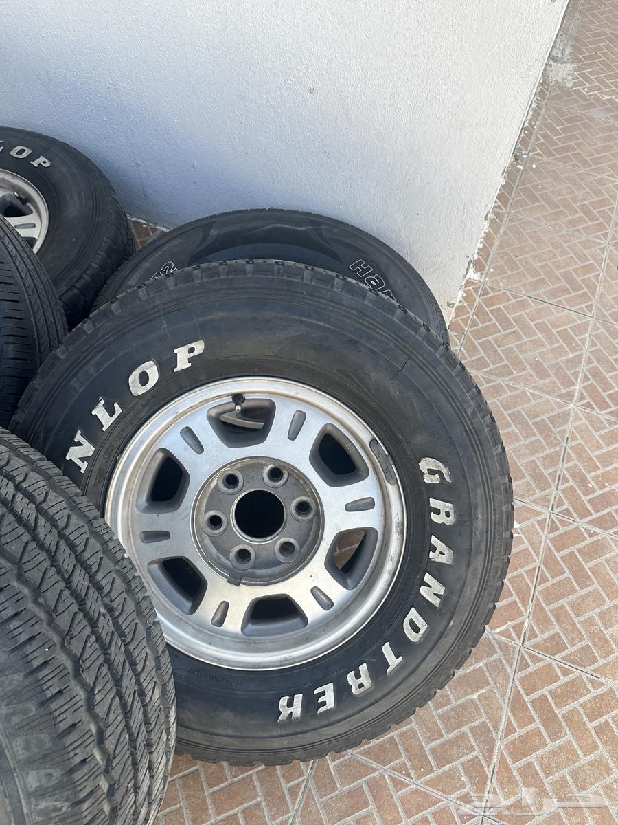 للبيع 4 جنوط طقم جمس 2002 نظيفة جدا63718805774209113