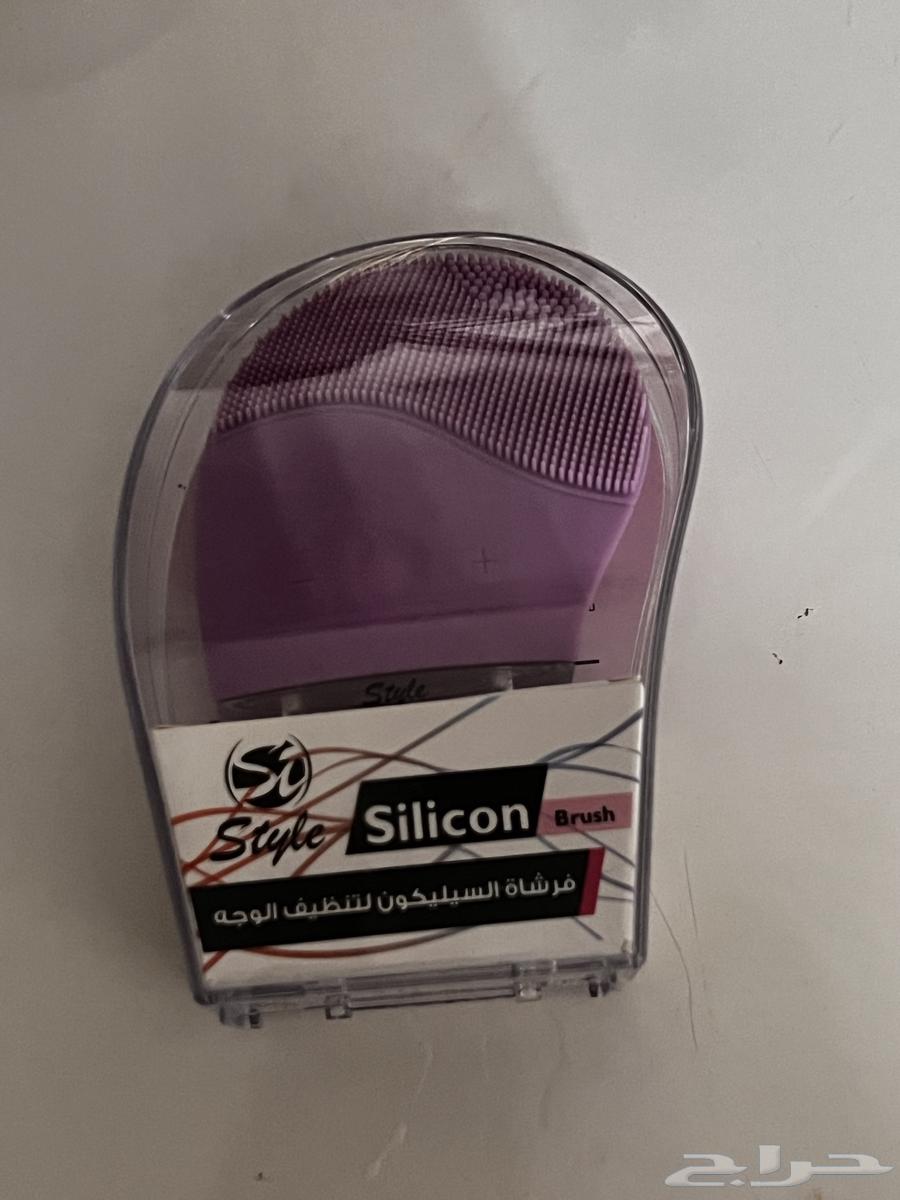 Silicone skin care brush with long-lasting charge, purple color63668450318466110