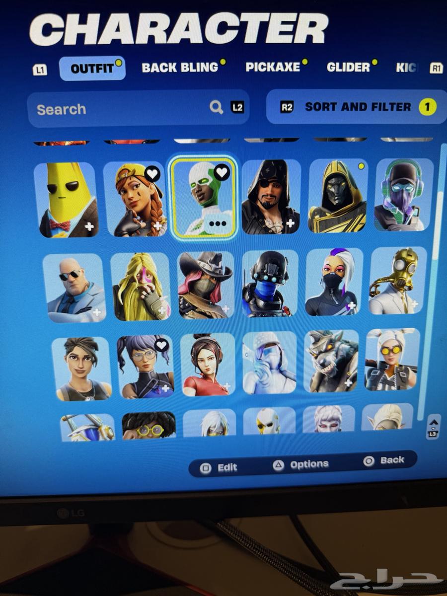 حساب فورت نادر من السيزون 6 و حزم السوني النادرة سكن الجلكسي63674370586625110