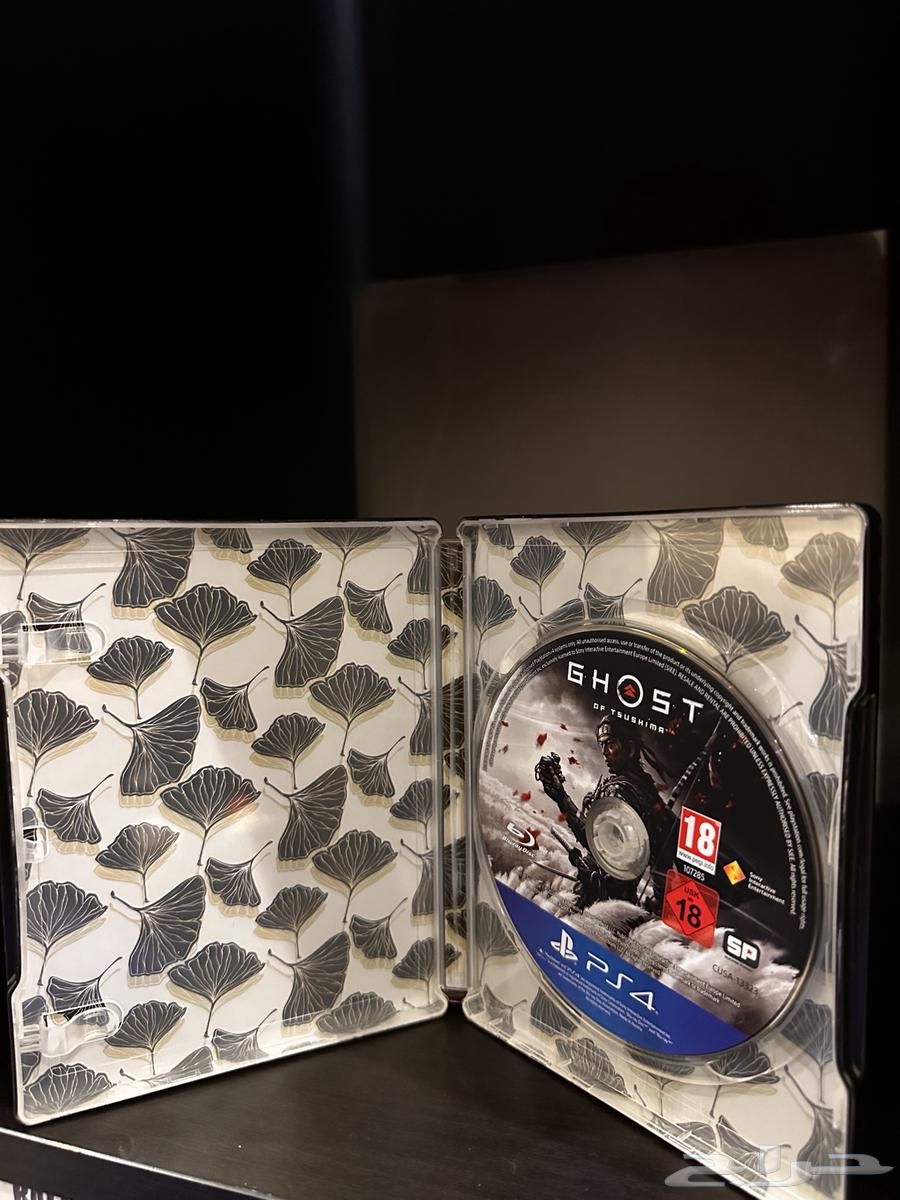 لعبة Ghost of Tsushima Steelbook With Game PS4 نادر جدا63673474206083112