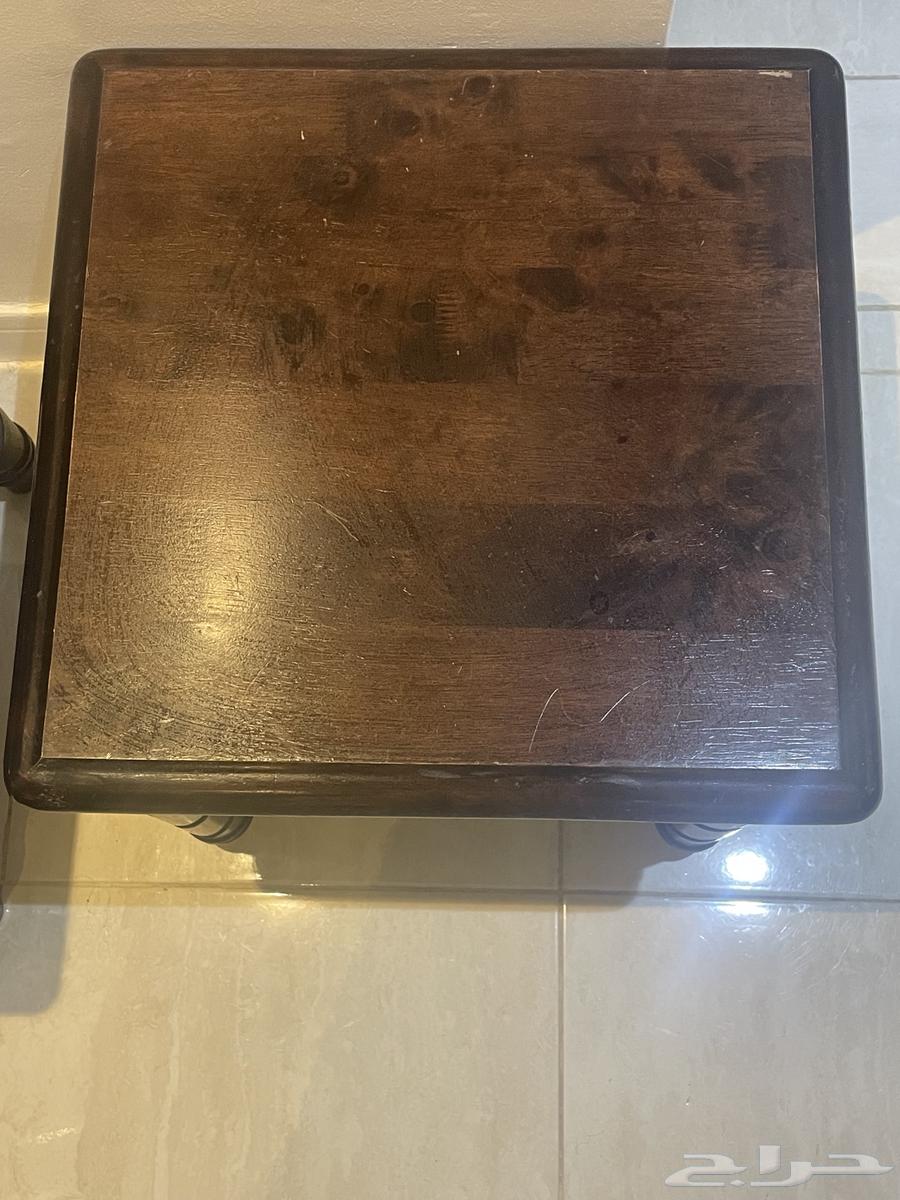 طاولات خدمة بني محروق عدد4 مع طاولة مستطيلة63670266175105111