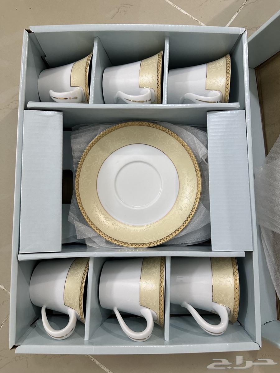 2 tea sets 6 pieces and unused glasses63671826785025110