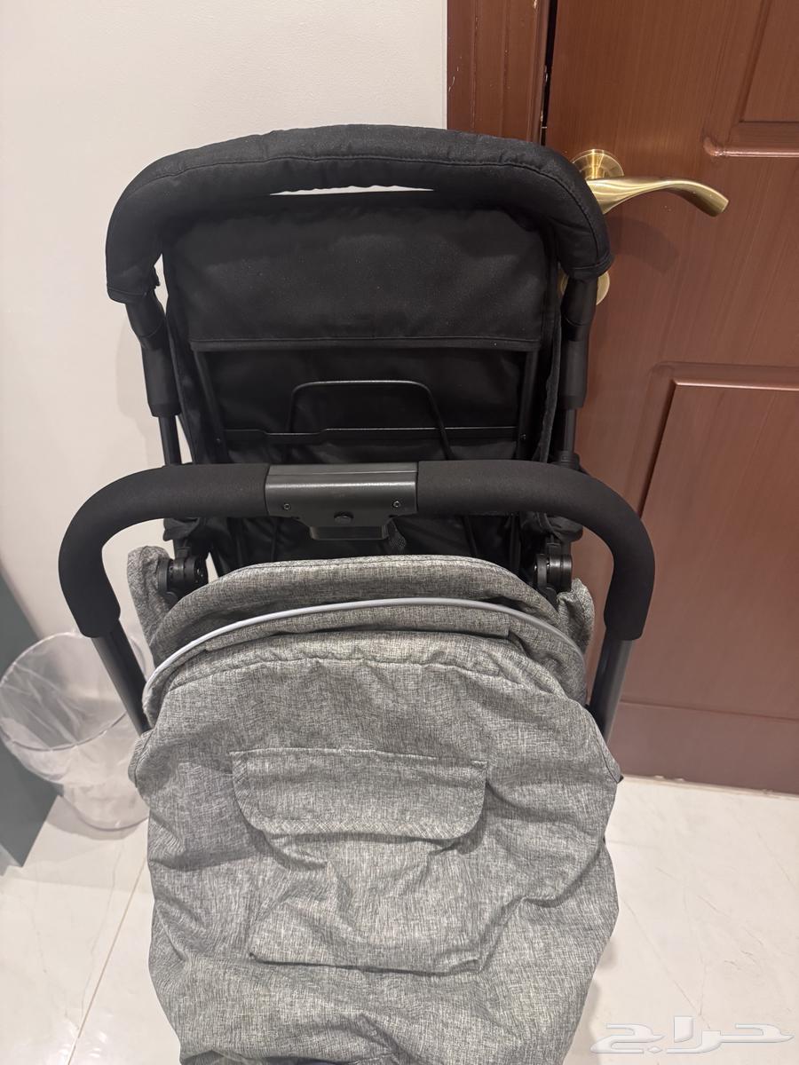 عربة اطفال مزدوجة (رمادي-اسود)63674985319425113