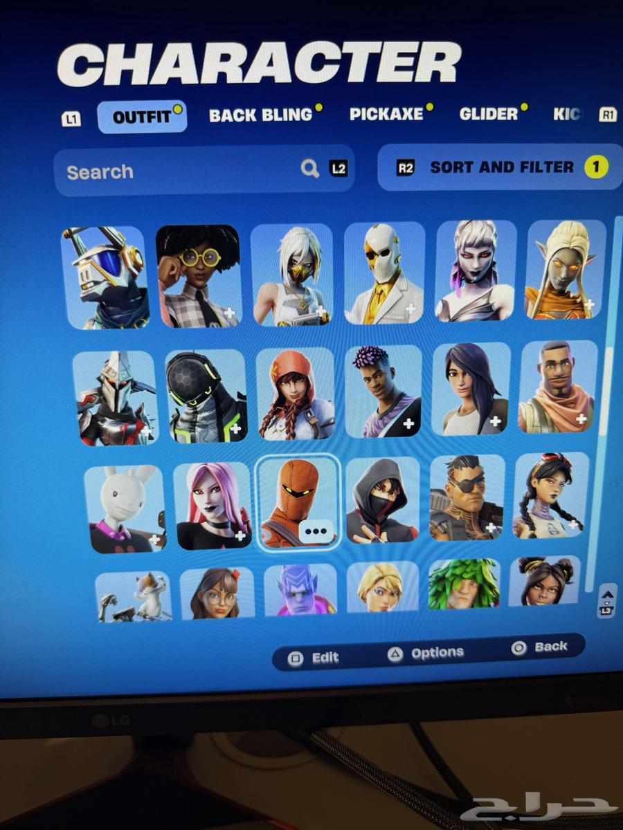 حساب فورت نادر من السيزون 6 و حزم السوني النادرة سكن الجلكسي63674370586625114