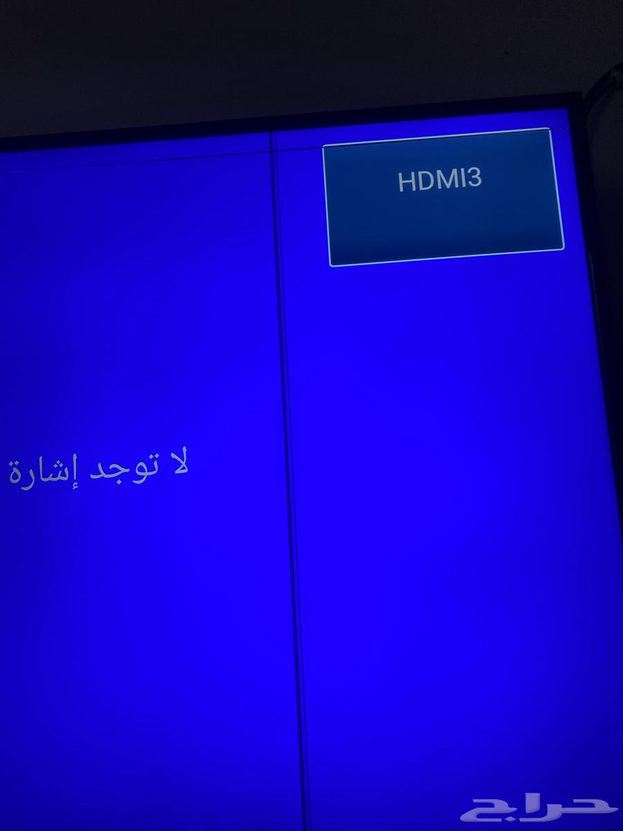 شاشه 58 بوصة الشاشة سمارت ومعها الرموت عيب الشاشه الخطوط بس63667809407619112
