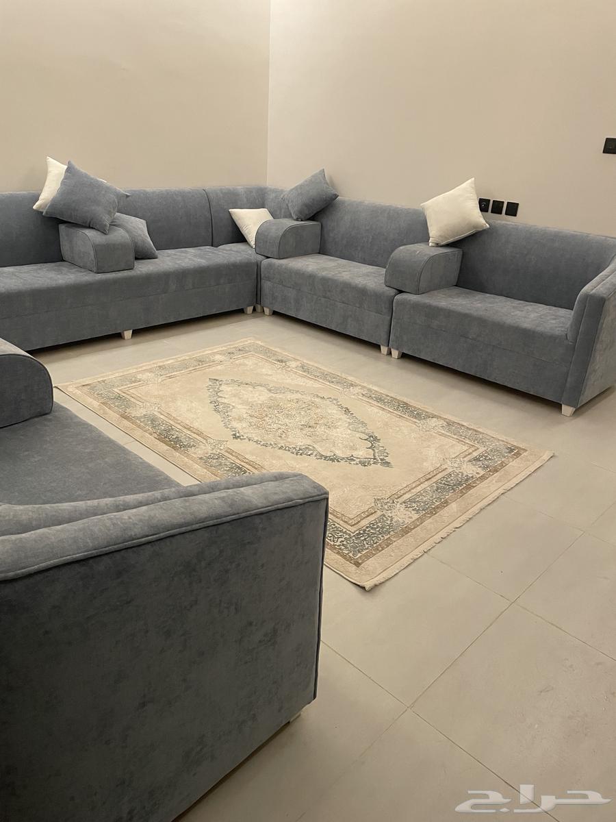 كنب شبه جديد مع ستارة ويفي وسجاد فاخر63668124966659111