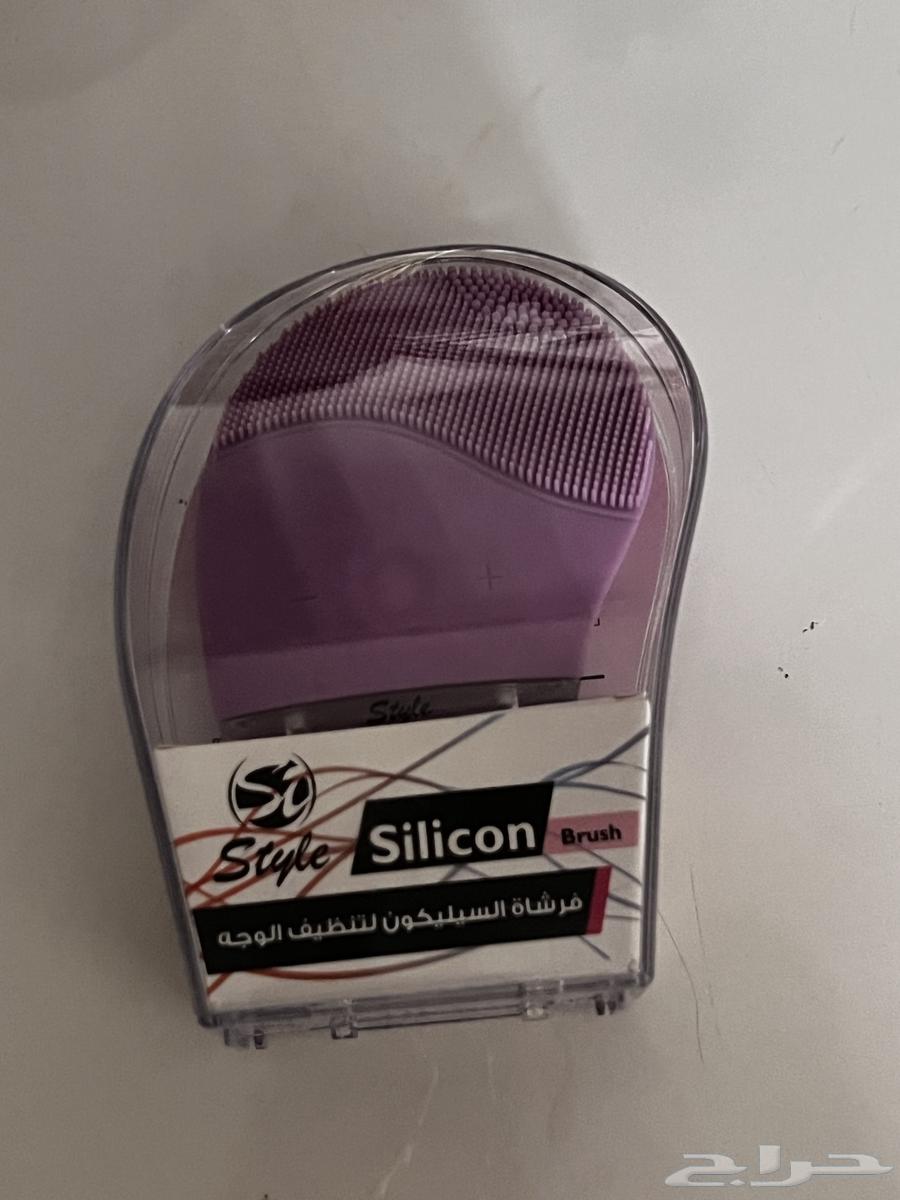 Silicone skin care brush with long-lasting charge, purple color63668450318466111