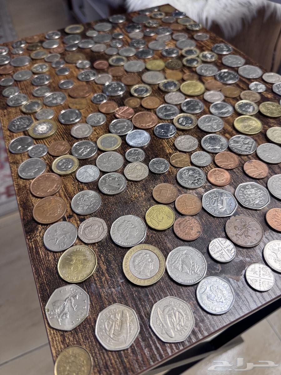 مجموعة نادرة من العملات الأجنبية المعدنية برطانيا وكندا وغي63672857864578114