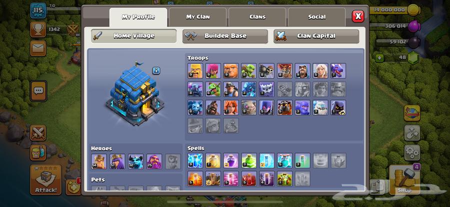 Clash of Clans TH12 MAX Home Village 12 Max Except Kings for Sale63668365786369111