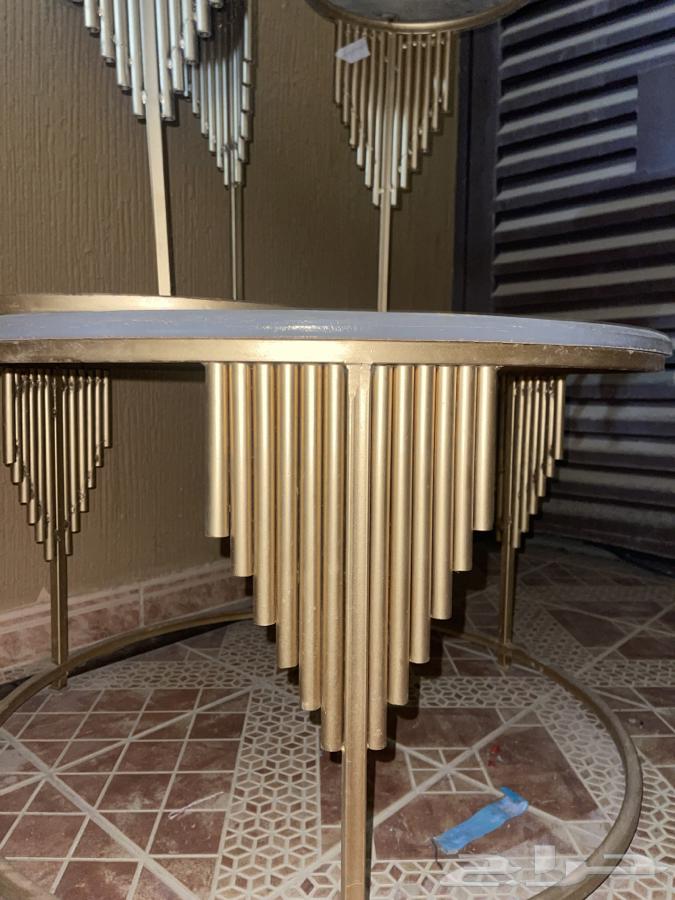 طاولة مجلس حريم مع 3طاولة خدمة جديدة63674182834051111