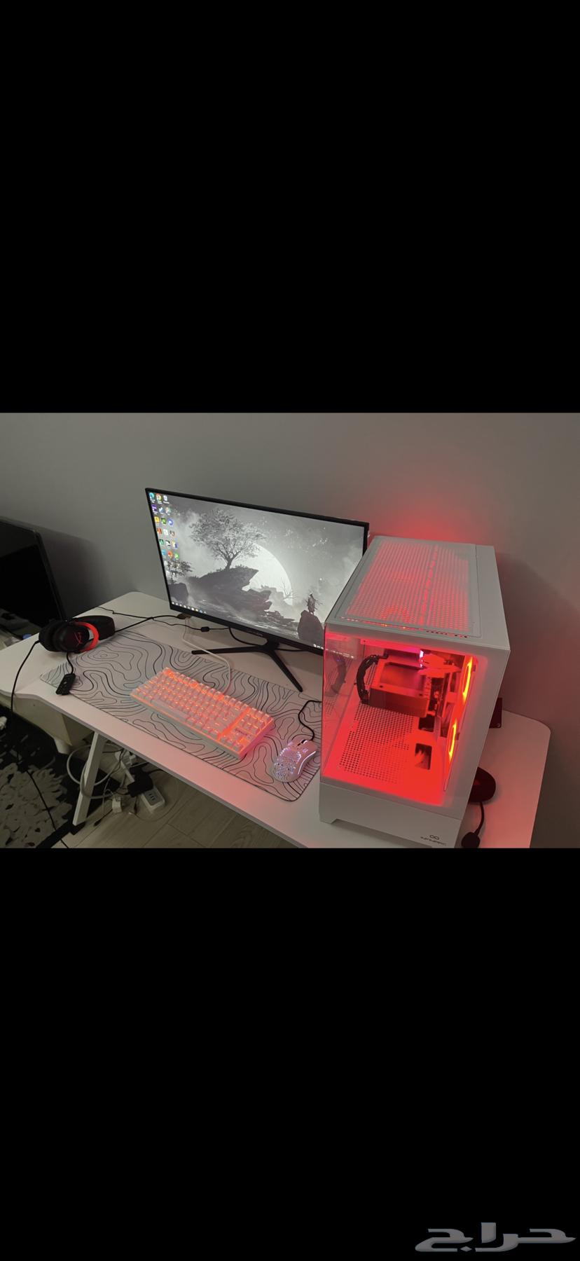 جهاز pc مع الشاشه والكيبورد والماوس والسماعه63670797824899112