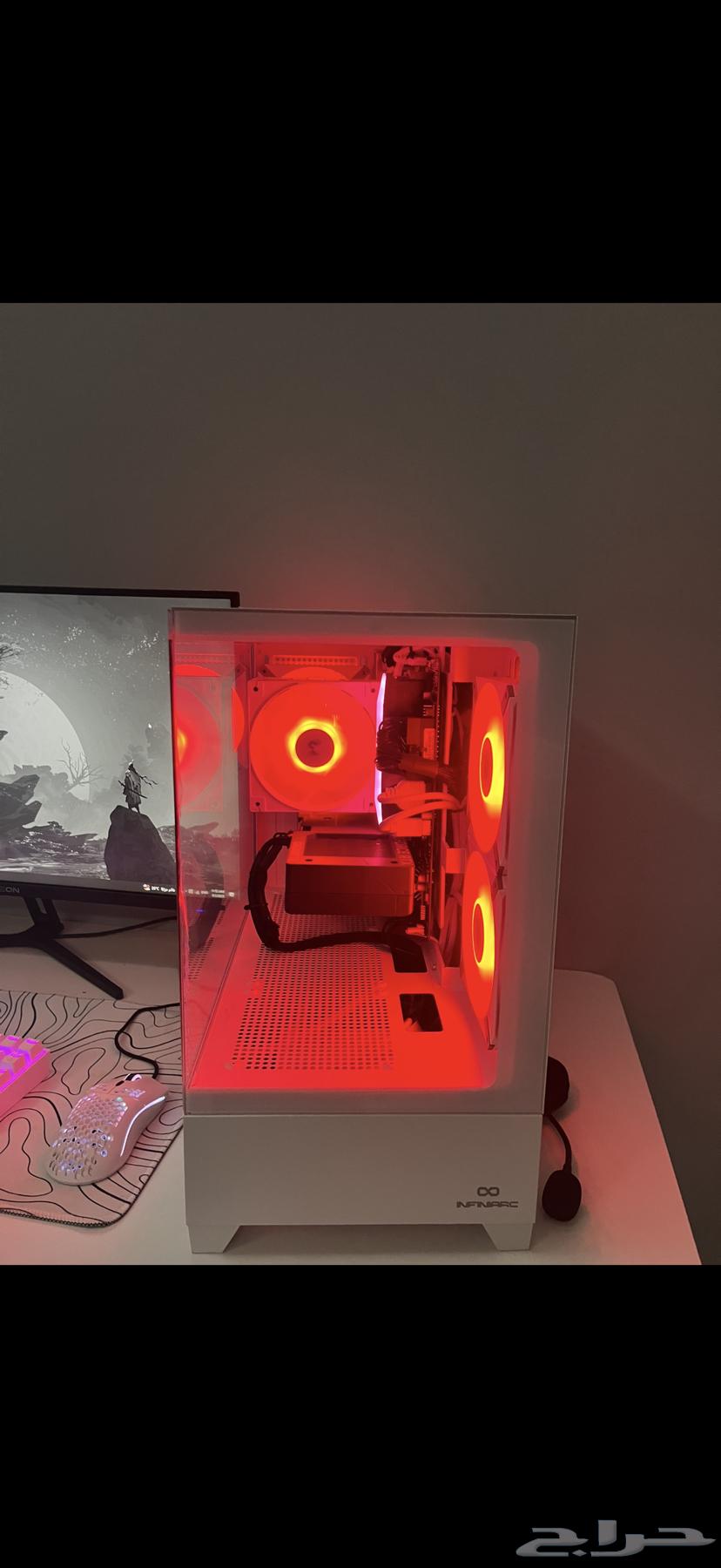 جهاز pc مع الشاشه والكيبورد والماوس والسماعه63670797824899111