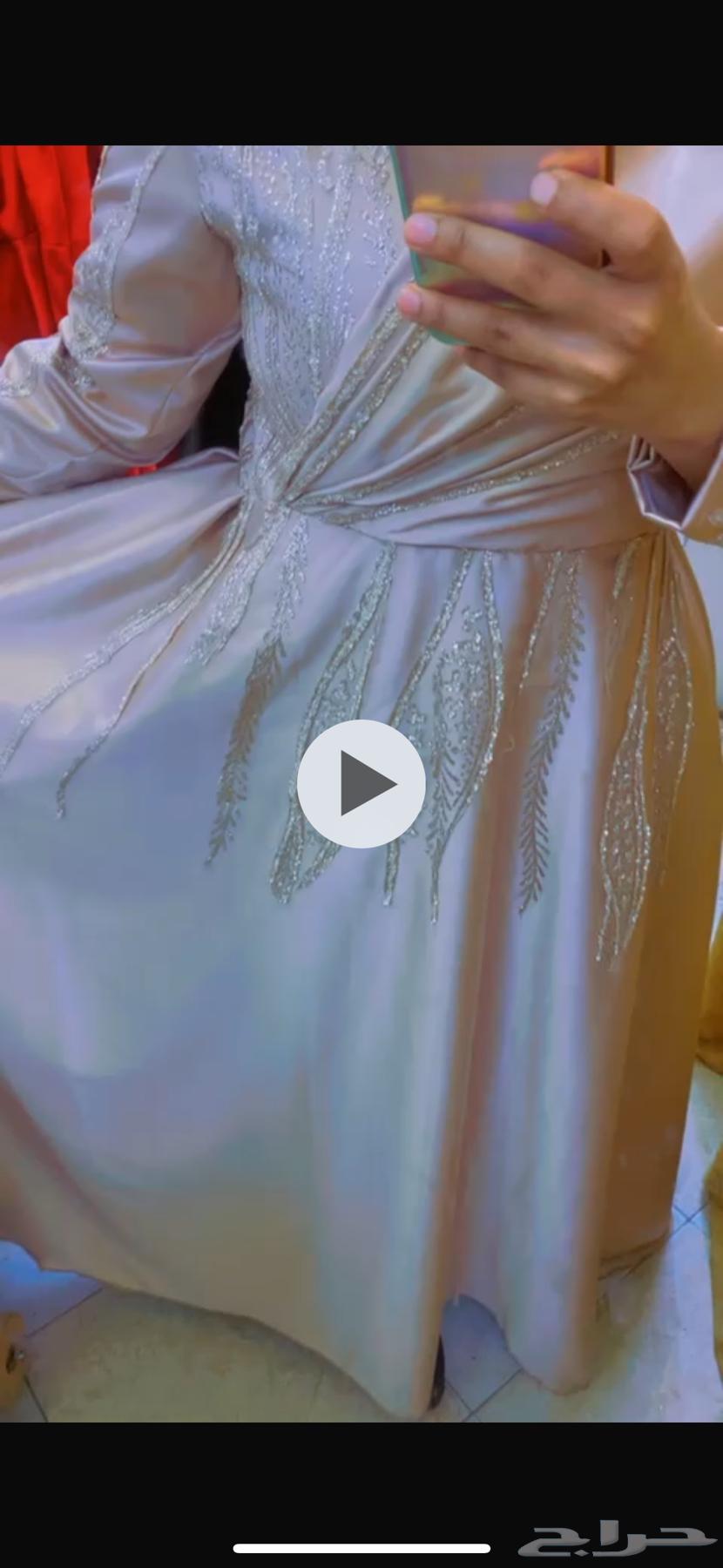 فستان زواج يلبس لحدي وزن88كيلو لسرعه البيع63667808343683111