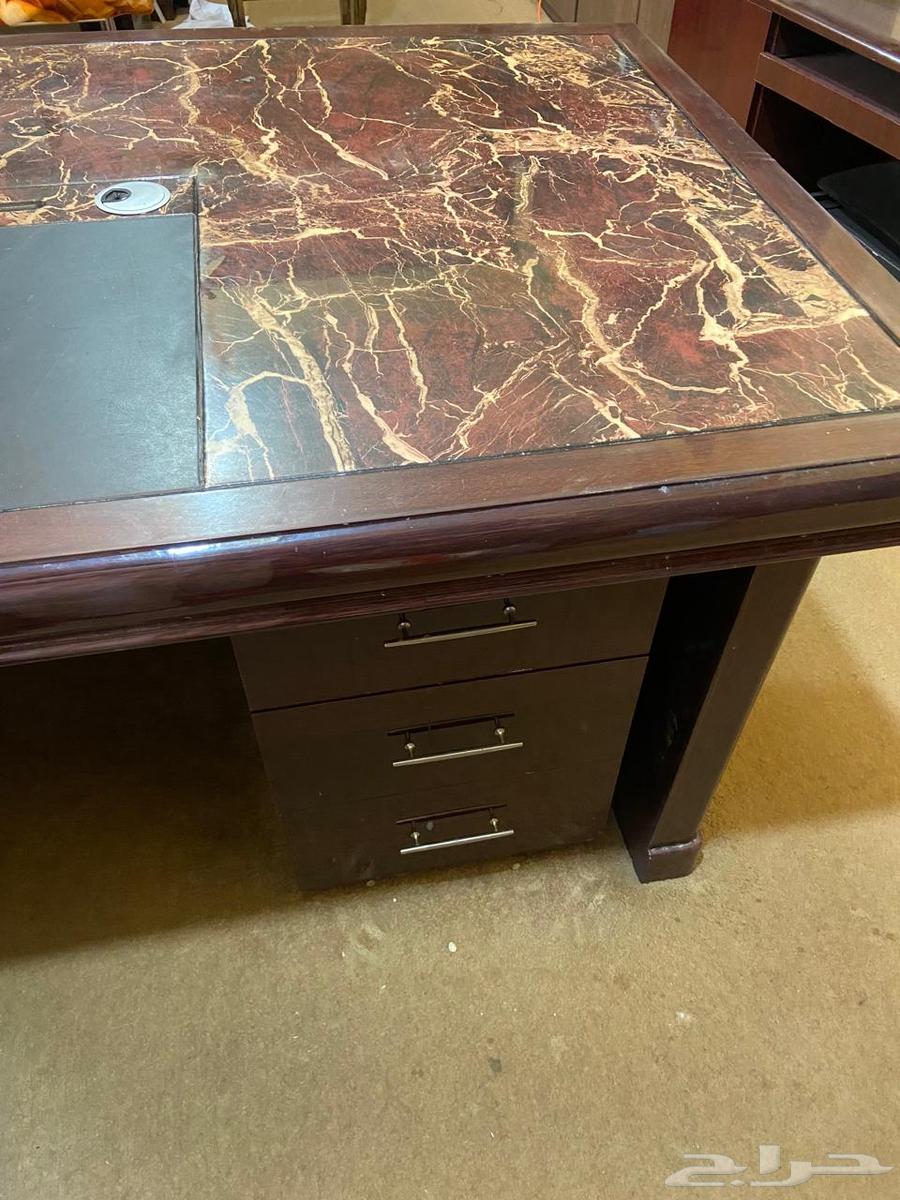 Luxurious office desk with elegant marble design for sale63673992613762111