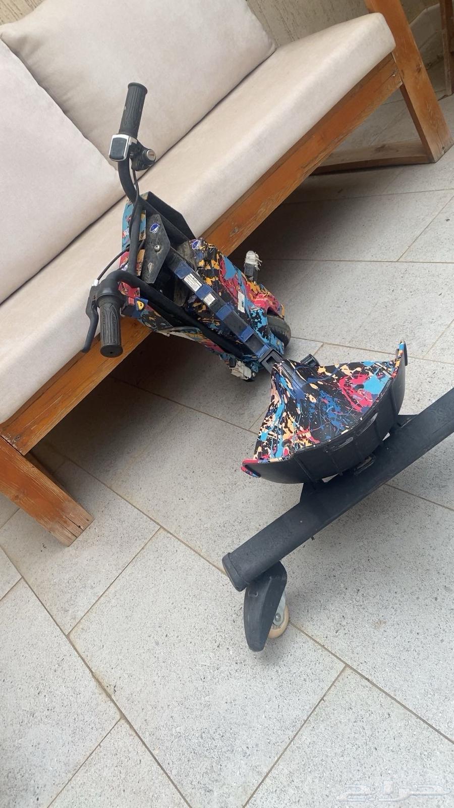 Drift scooter for sale at Al-Sumal, I'm taking care of it, reason for selling: I need money63679923294466111