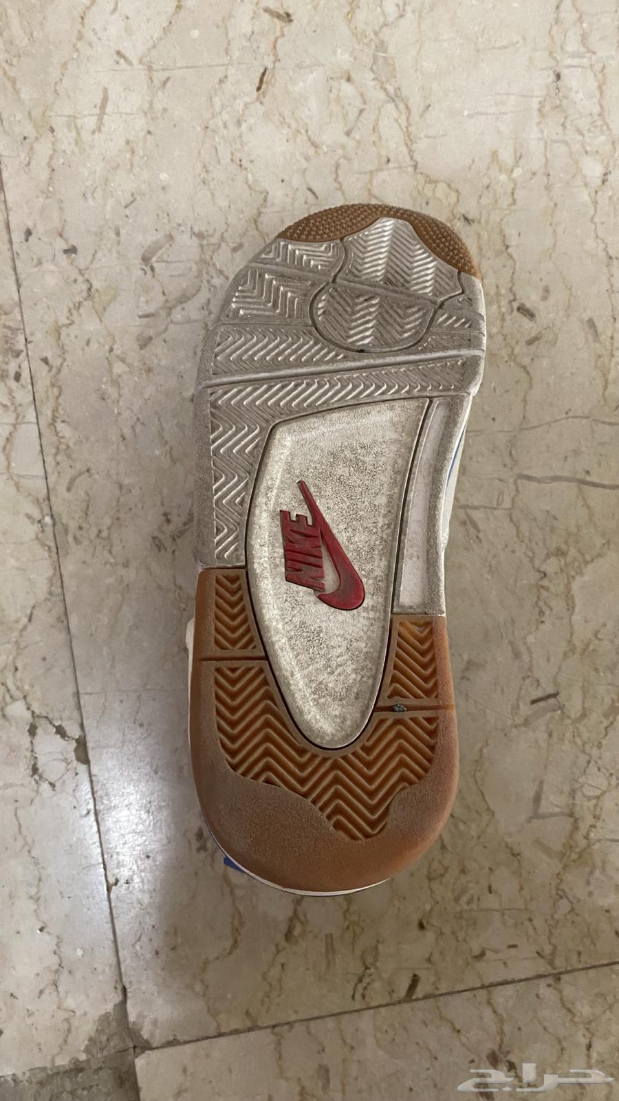 حذاء Jordan 4 ابيض وأزرق63681001129602114