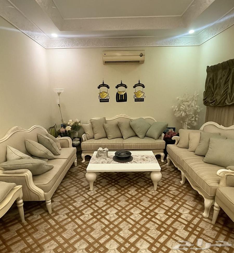 كنب high quality sold wooden sofa set 9 seater 5000 SAR63678471434241110