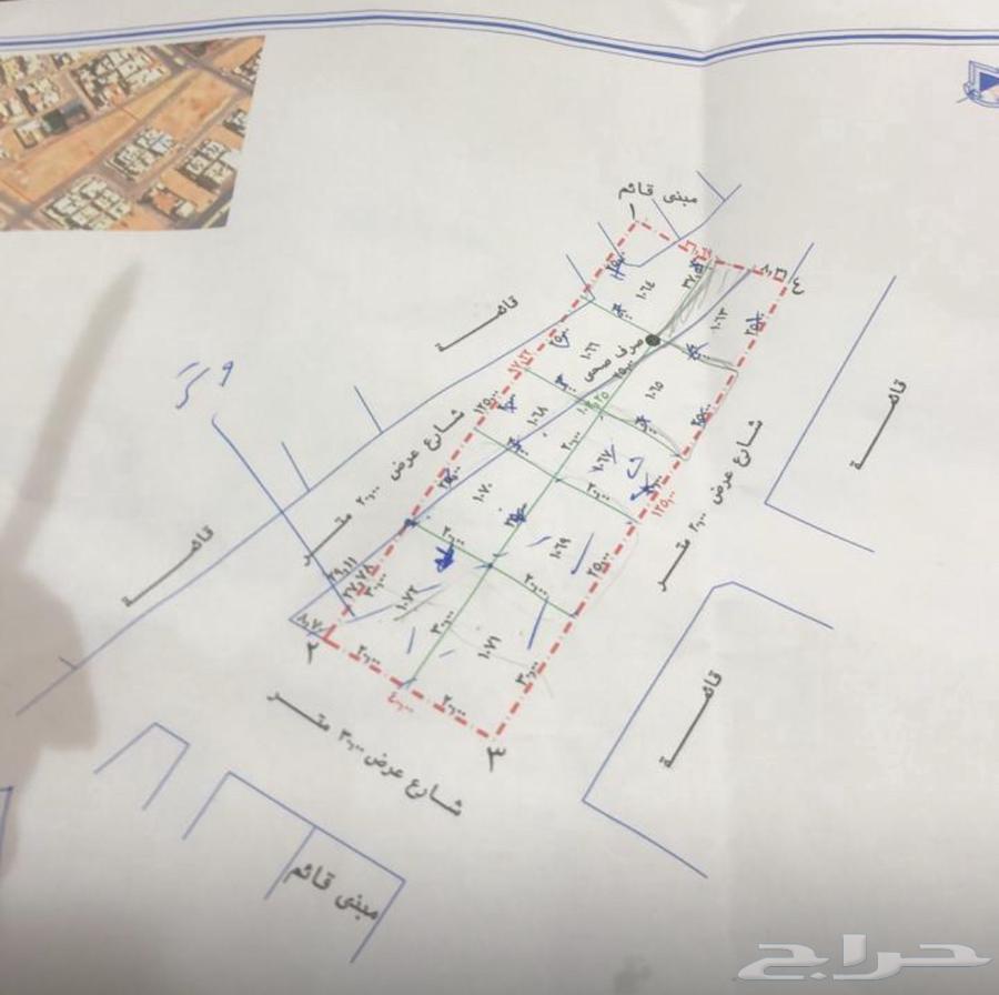 لبيع قطع ارضي في حي سلطانه بريده63727344006786110