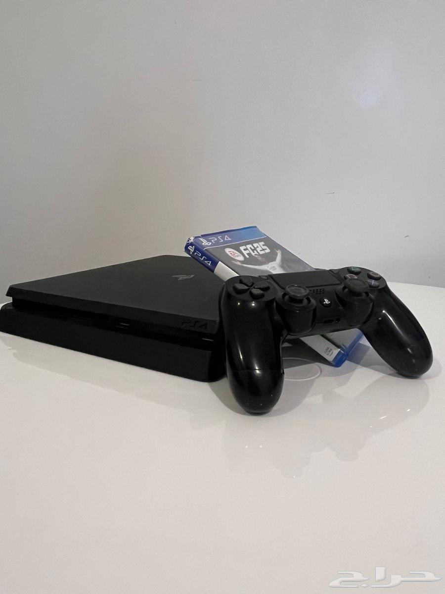 Brand new PlayStation 4, FIFA 25 disc with Sony 5 upgrade card, controller63679655382017111