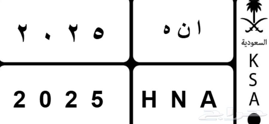 لوحه مميزه للبيع ( ا ن ه 2025)63678299000450110