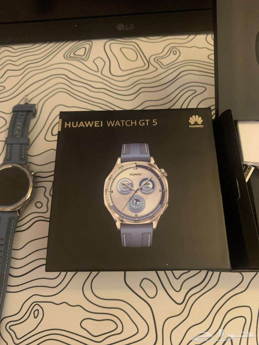 ساعة HUAWEI Watch GT 5 (زرقاء) 46 مم63676292279298113