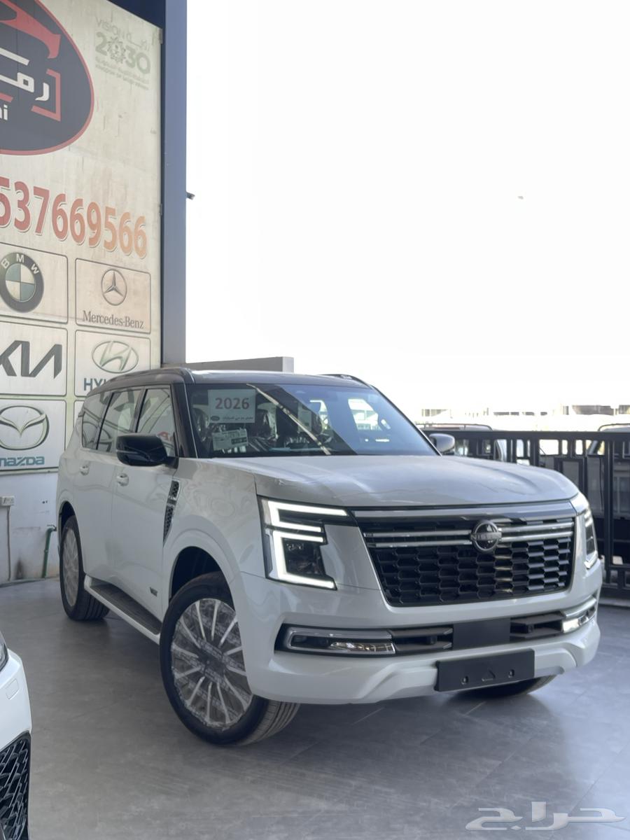 باترول بلاتنيوم توين تيربو ابيض سقف اسود داخليه احمر 202663739318265217114