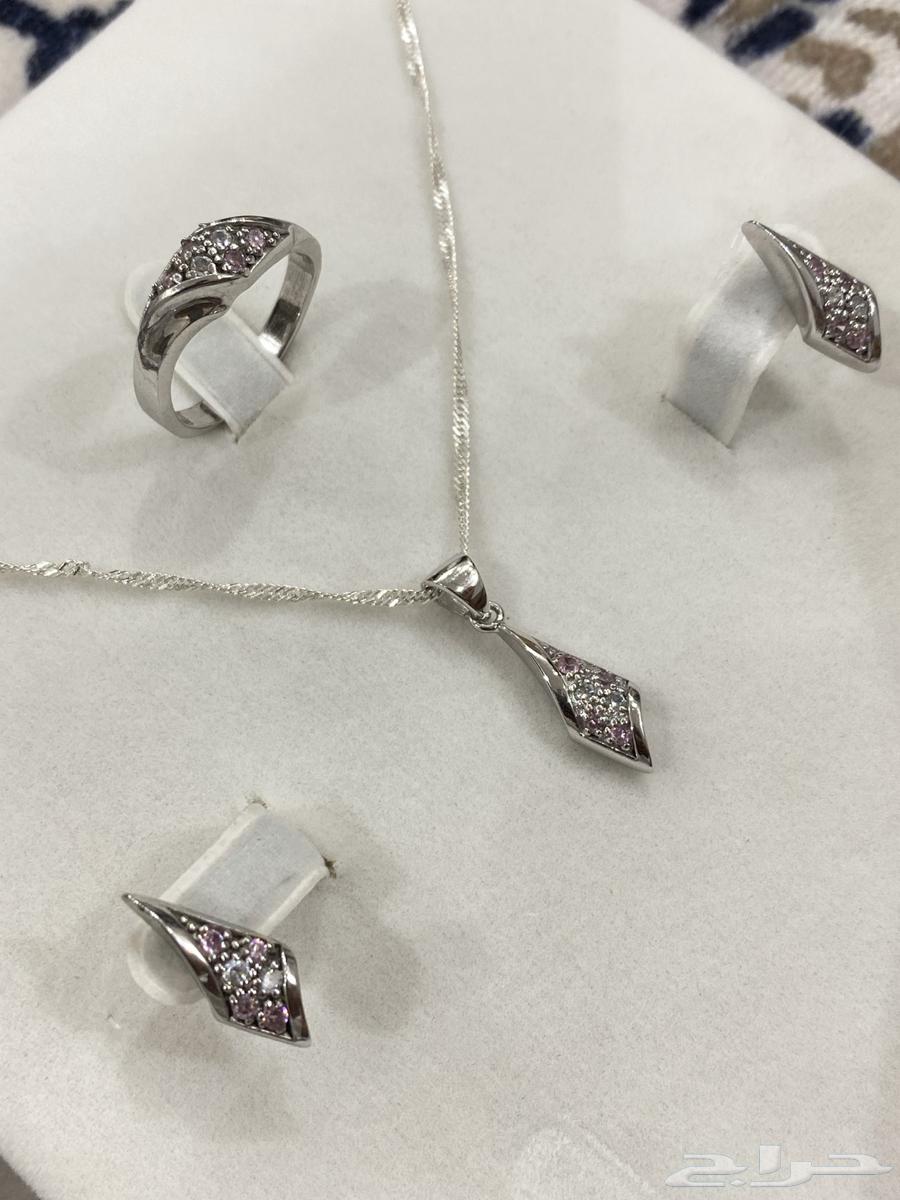 925 Sterling Silver Elegant and Refined Set Set with American Zircon Stones63676469755265110