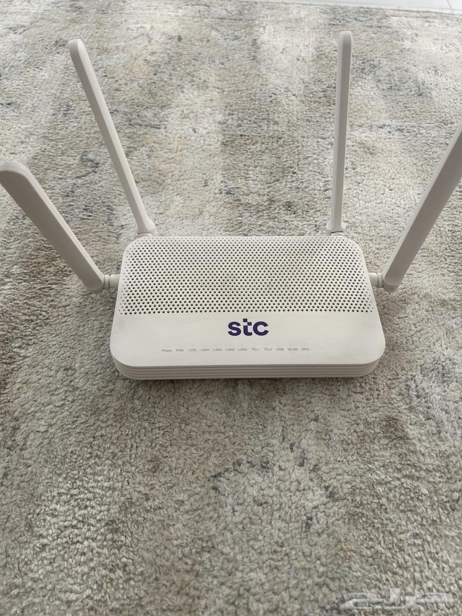 روتر STC للاتصال بالفايبر ويوزع wifi63679744363650111