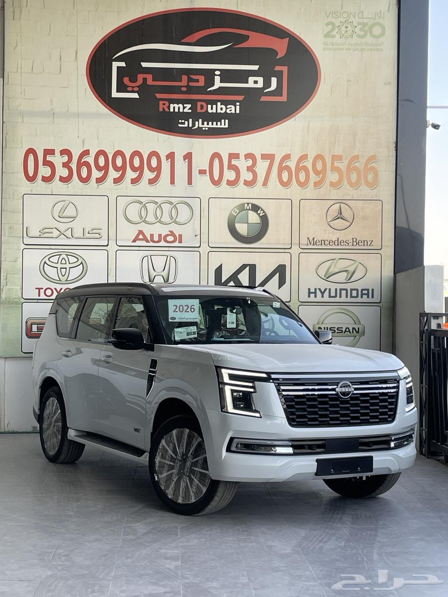 باترول بلاتنيوم توين تيربو ابيض سقف اسود داخليه احمر 202663739318265217110