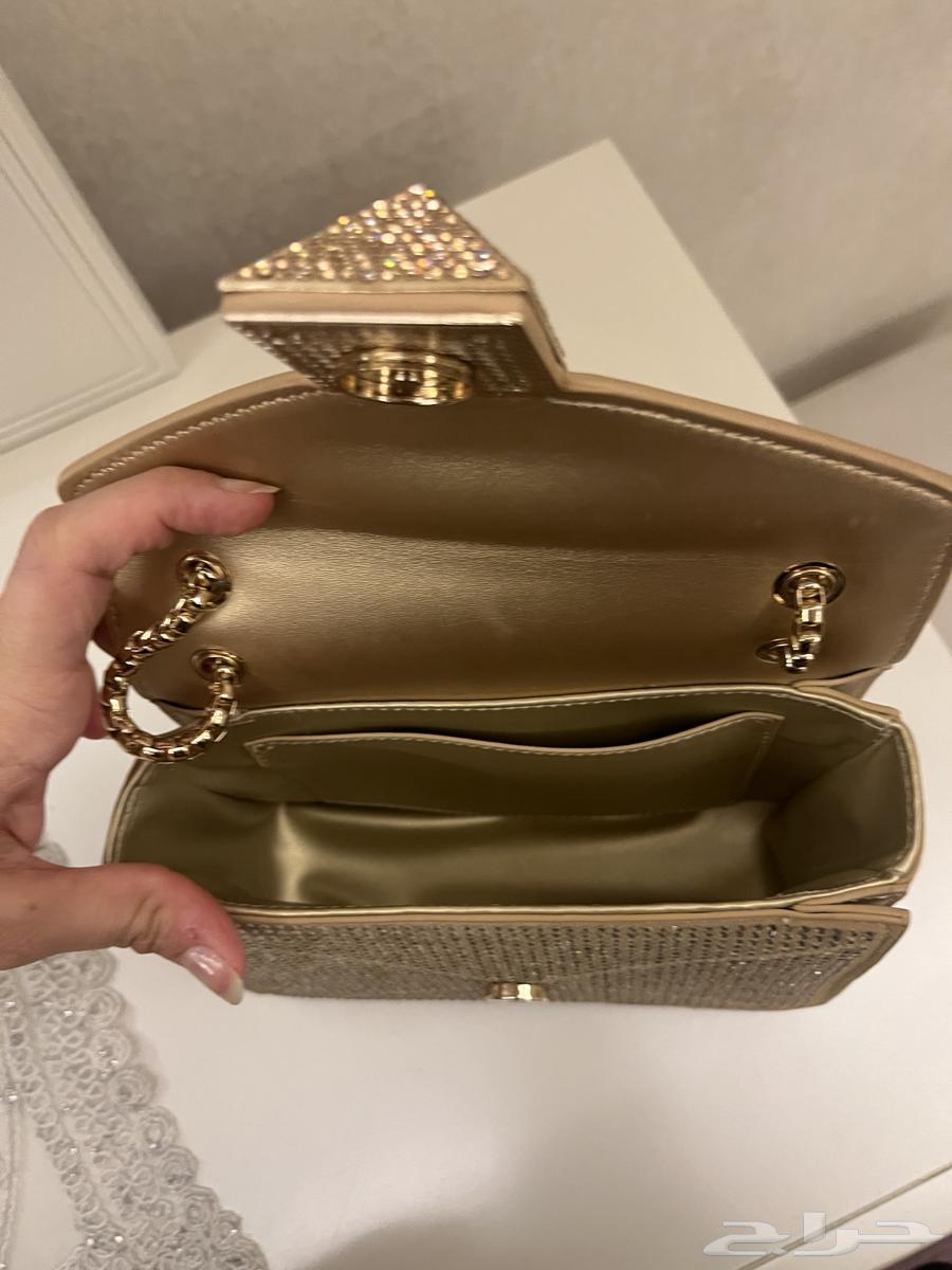 Women's golden evening bag63676377927043112