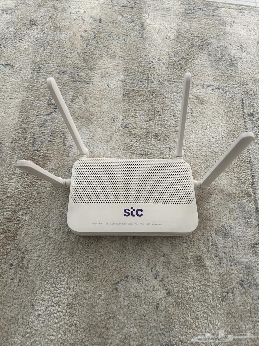 روتر STC للاتصال بالفايبر ويوزع wifi63679744363650110