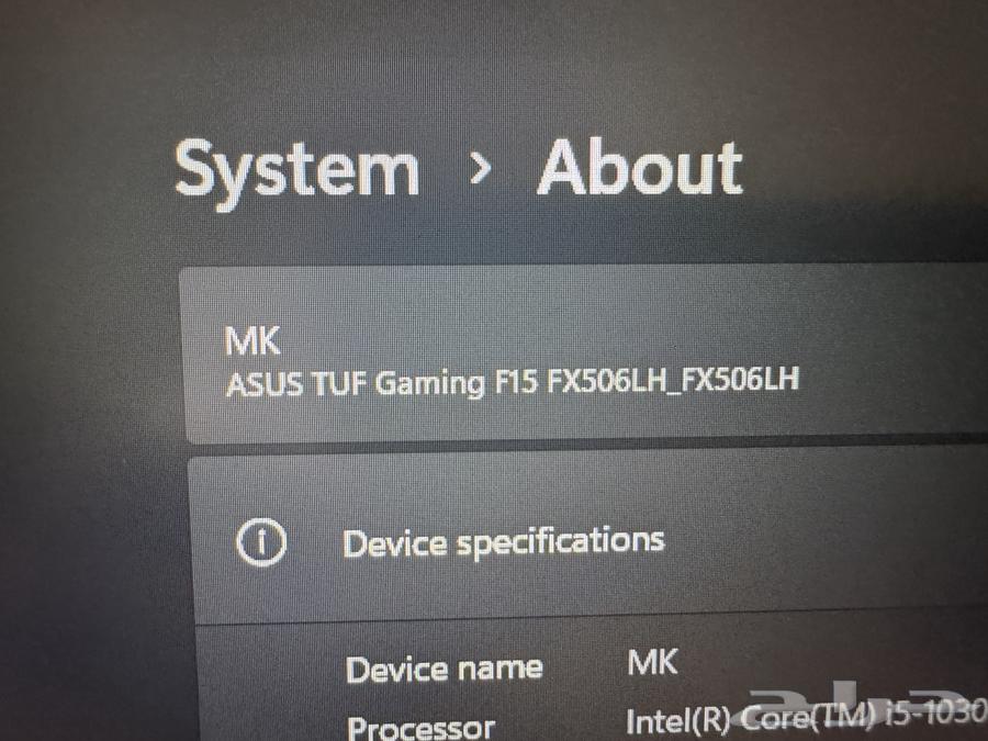 للبيع لابتوب اسوس جيمينج63679025216131114