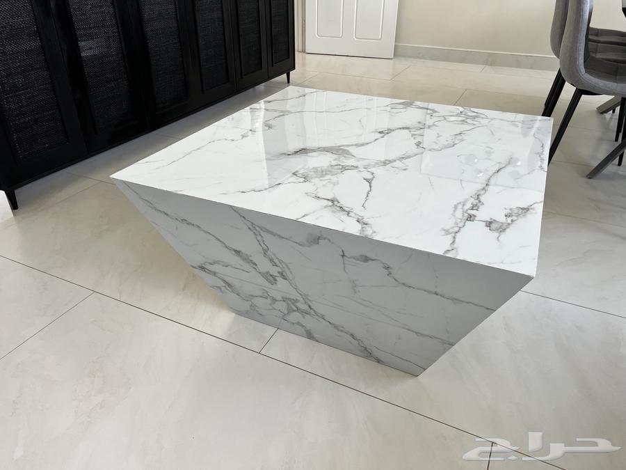Marble Alternative Coffee Table Set (Coffee Table + 4 Side Tables)63680645417219111