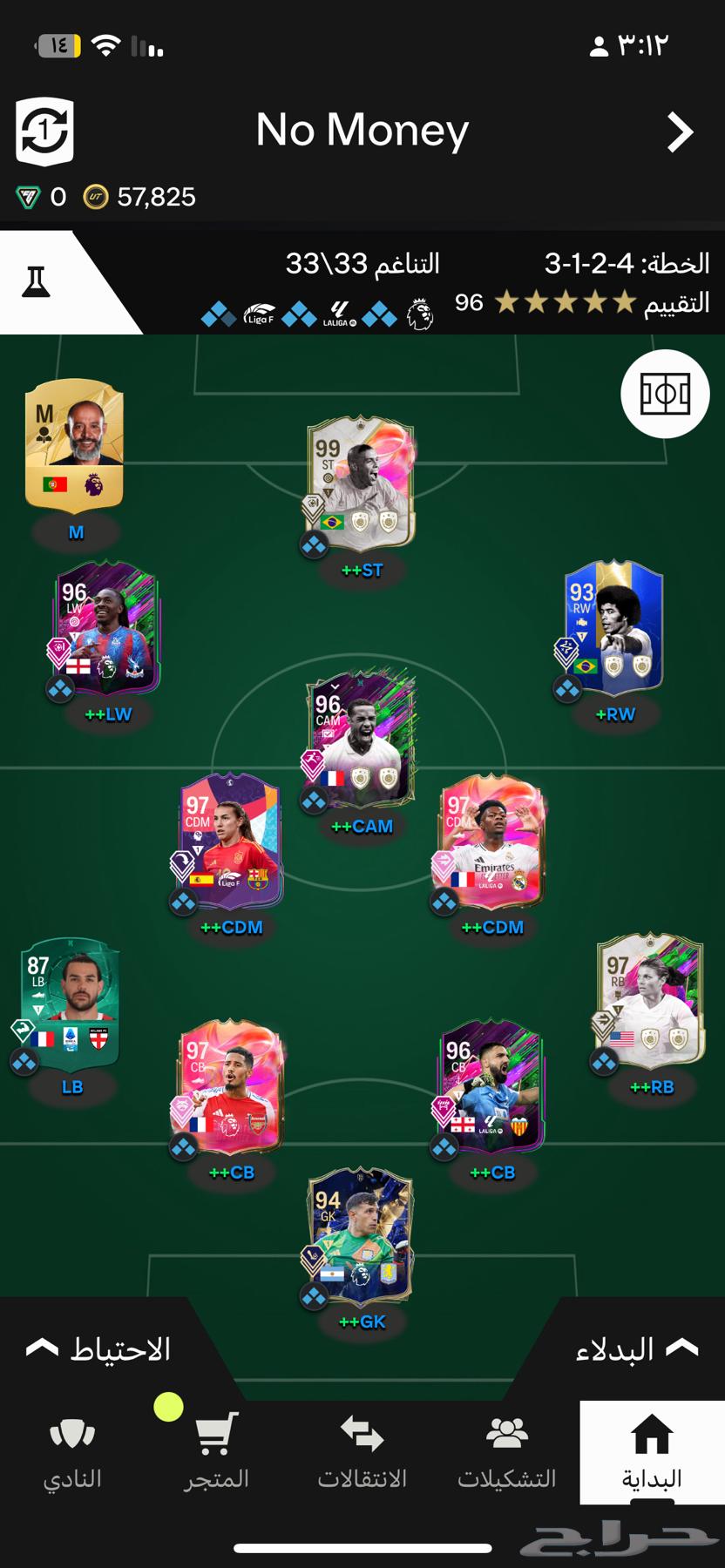 FC25 حساب مليان ريتات فوق ال93 ولتفاصيل زياده خاص63681000978562110
