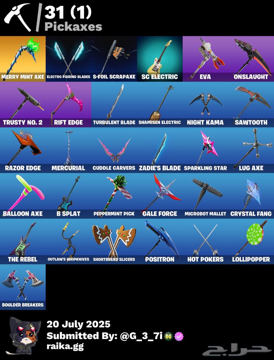 حساب فورتنايت نادر تم البيع الله يبارك له63699527334915112