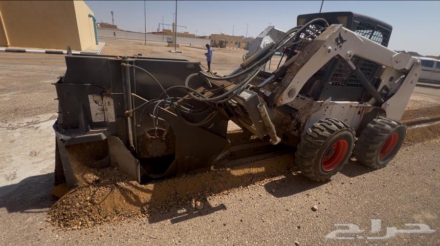 Bobcat trencher for rent daily, monthly, or per meter in Al-Jouf63750500707201113