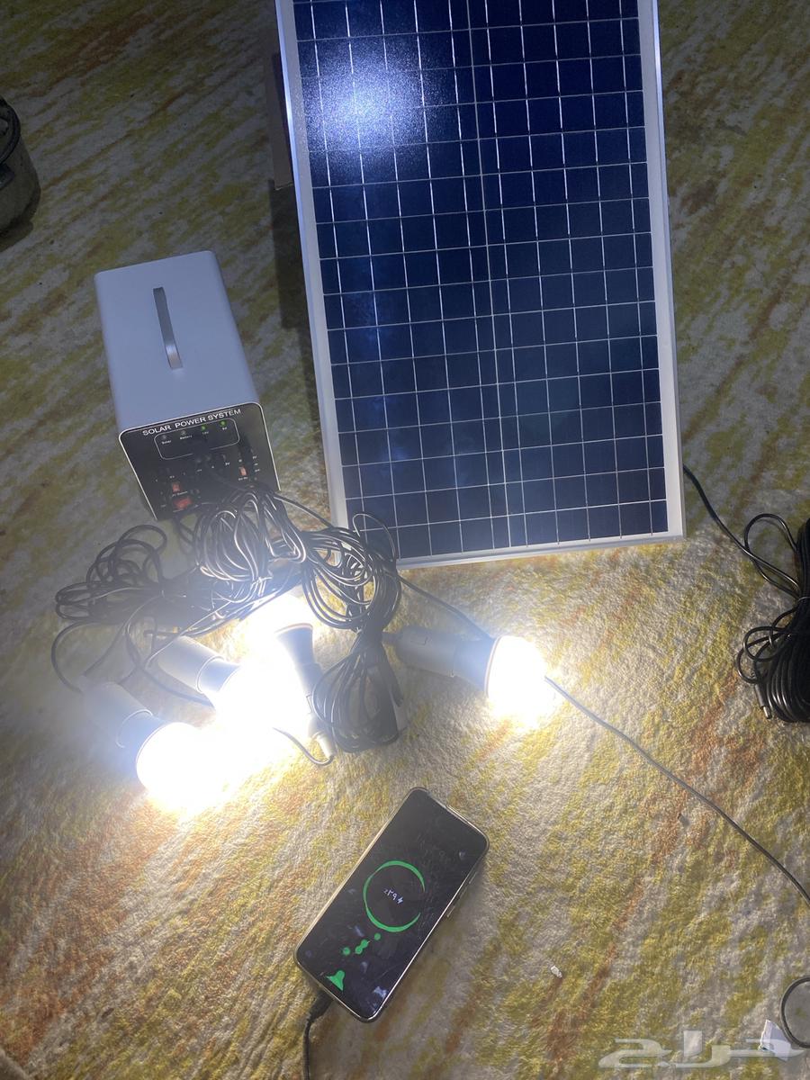 طاقه شمسيه مع لوح لبات شحن جوال63699525694083111