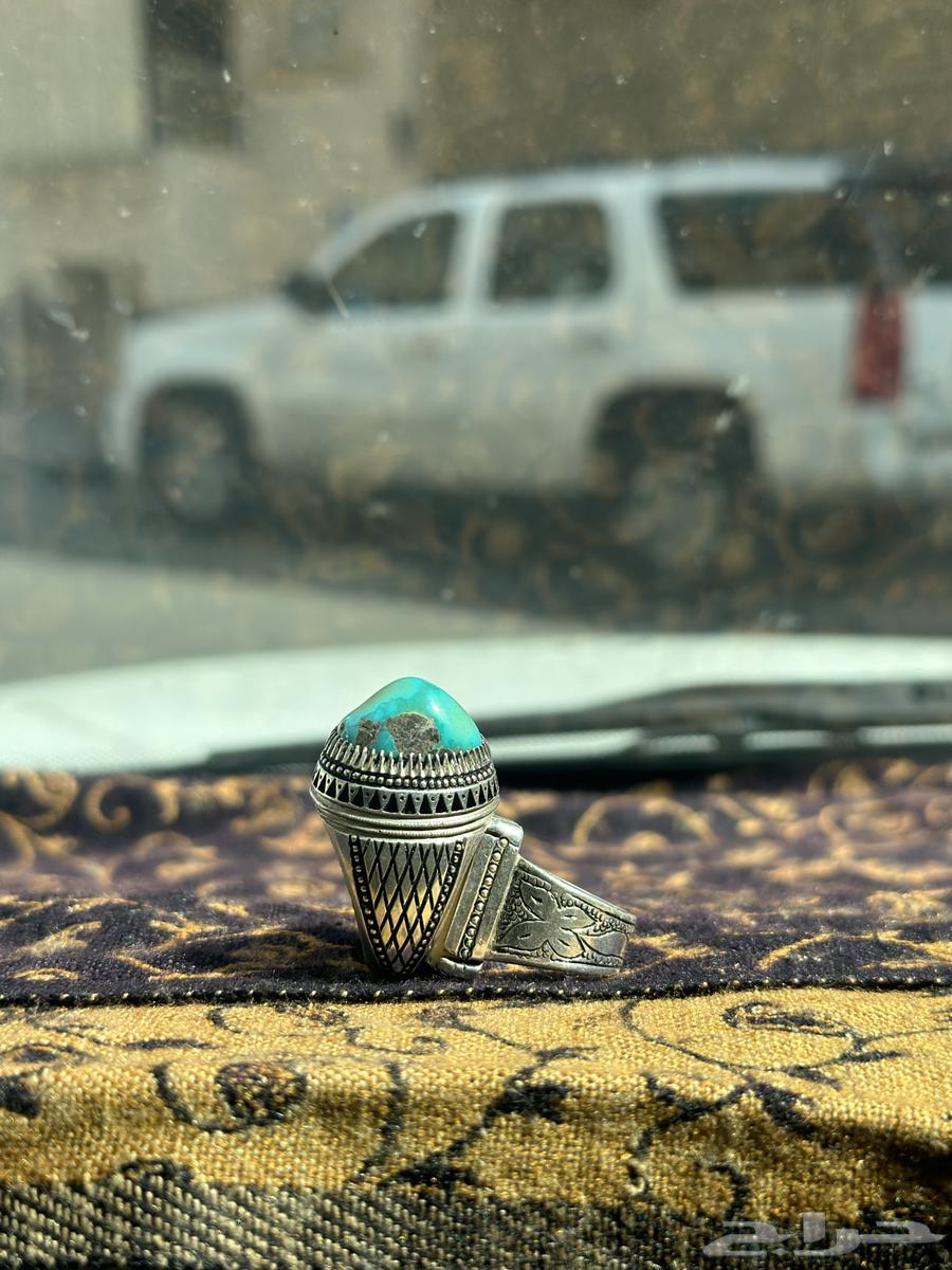 خاتم فيروز قبة   خاتم كهرمان63699411380738114