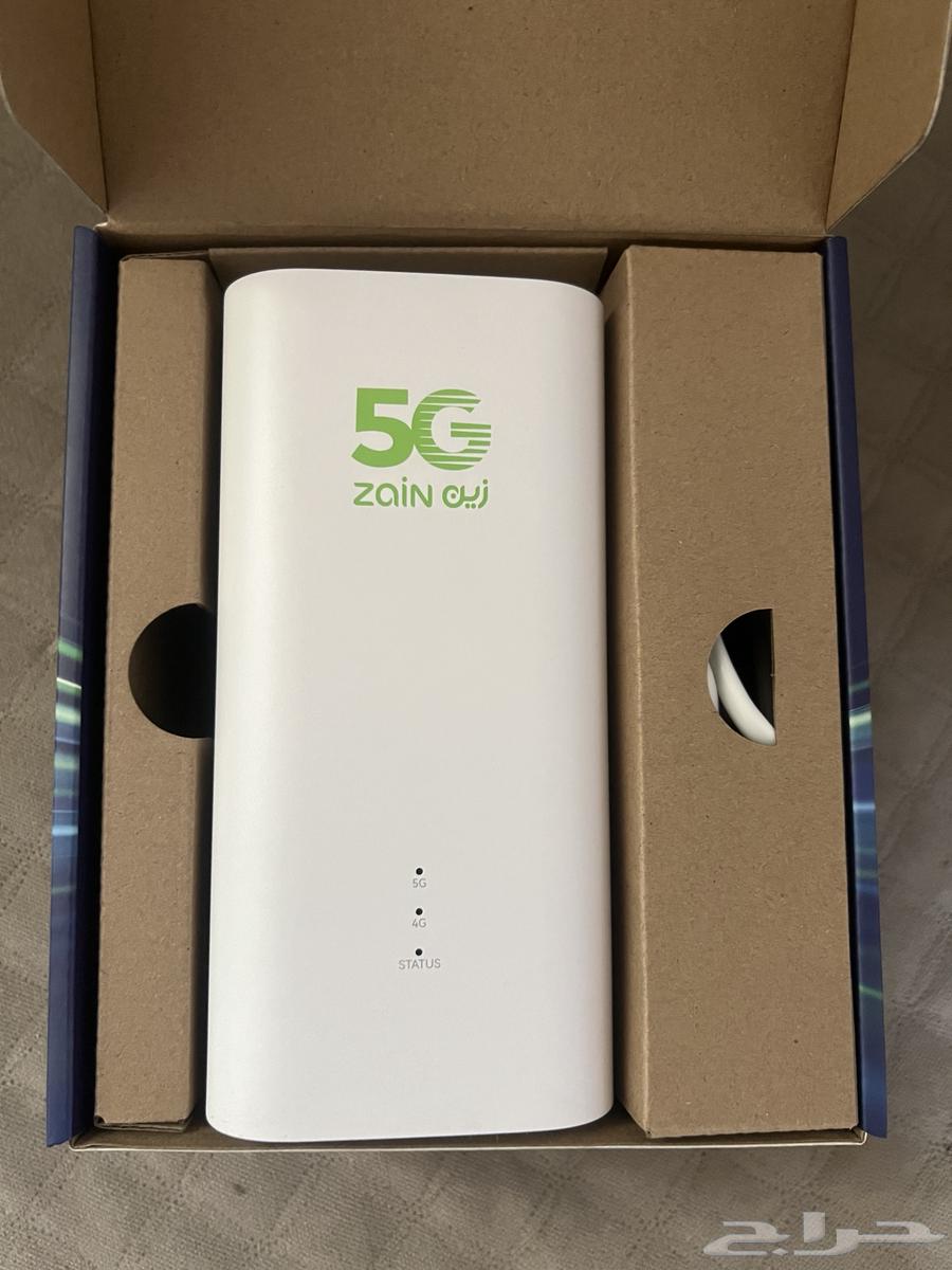 Zain 5G router, used for 4 months, excellent condition63699411903490111