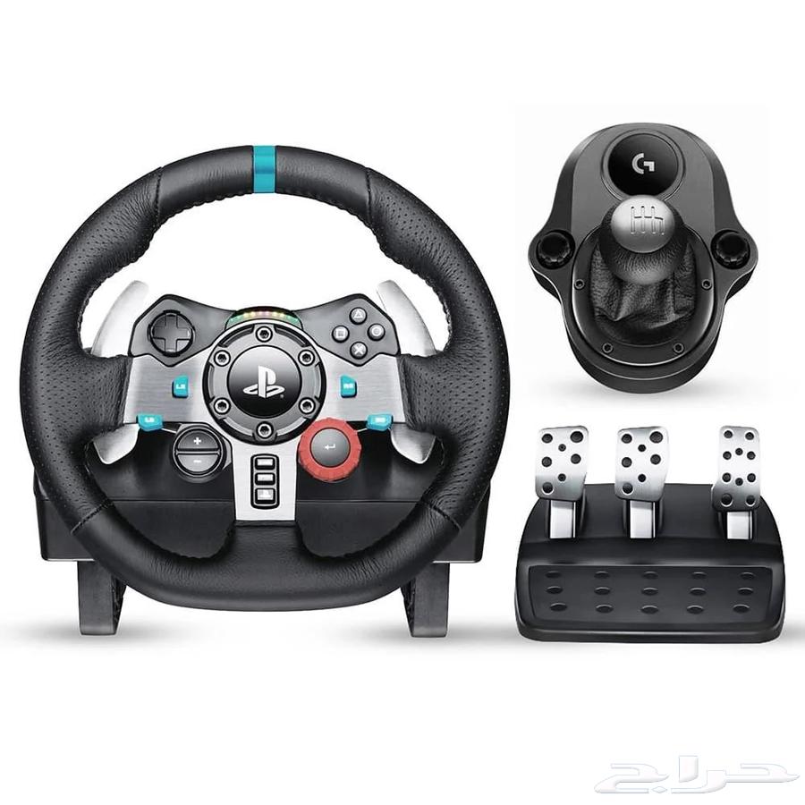Logitech Driving Force G29 with gas, brake and clutch pedals + gear stick63699532773635110