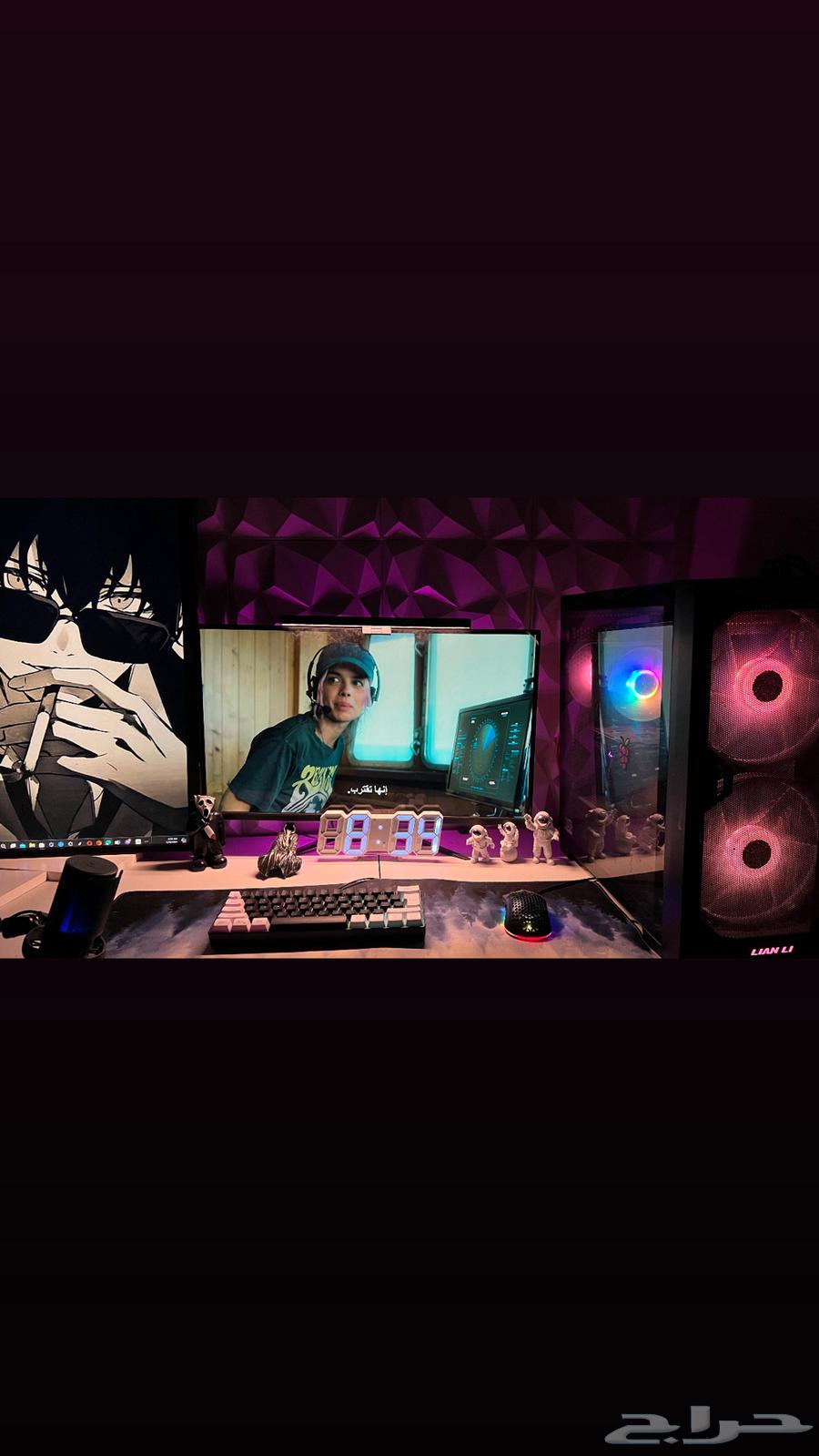 كيس pc من شركةLian li بحاله سلليمه وممتازه على السوم63703950040194110
