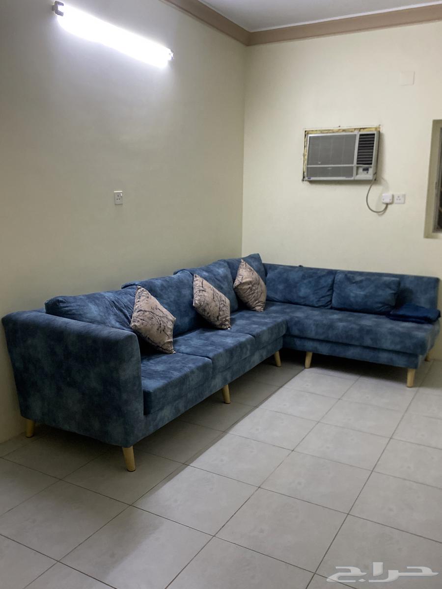 L-shaped sofa and poufs63703767281539110